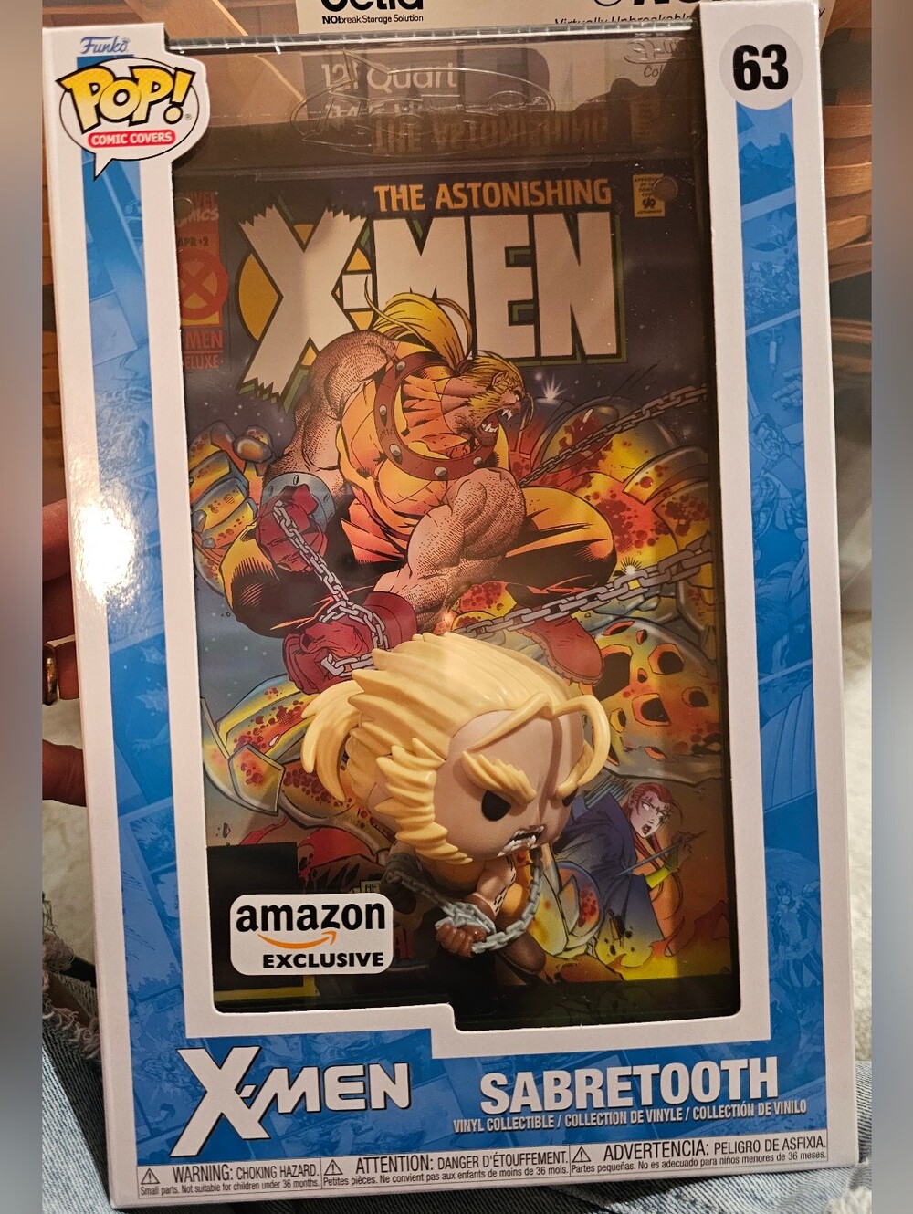 Funko Pop! X-Men Sabretooth Vinyl Figure - Blonde, Yellow & Blue